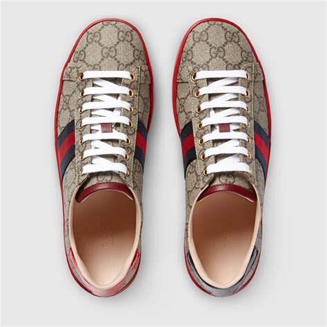 supreme gucci shoes|gg supreme low top sneakers.